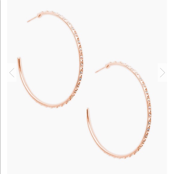 Kendra Scott Jewelry - Val Rosegold Hoop Earrings